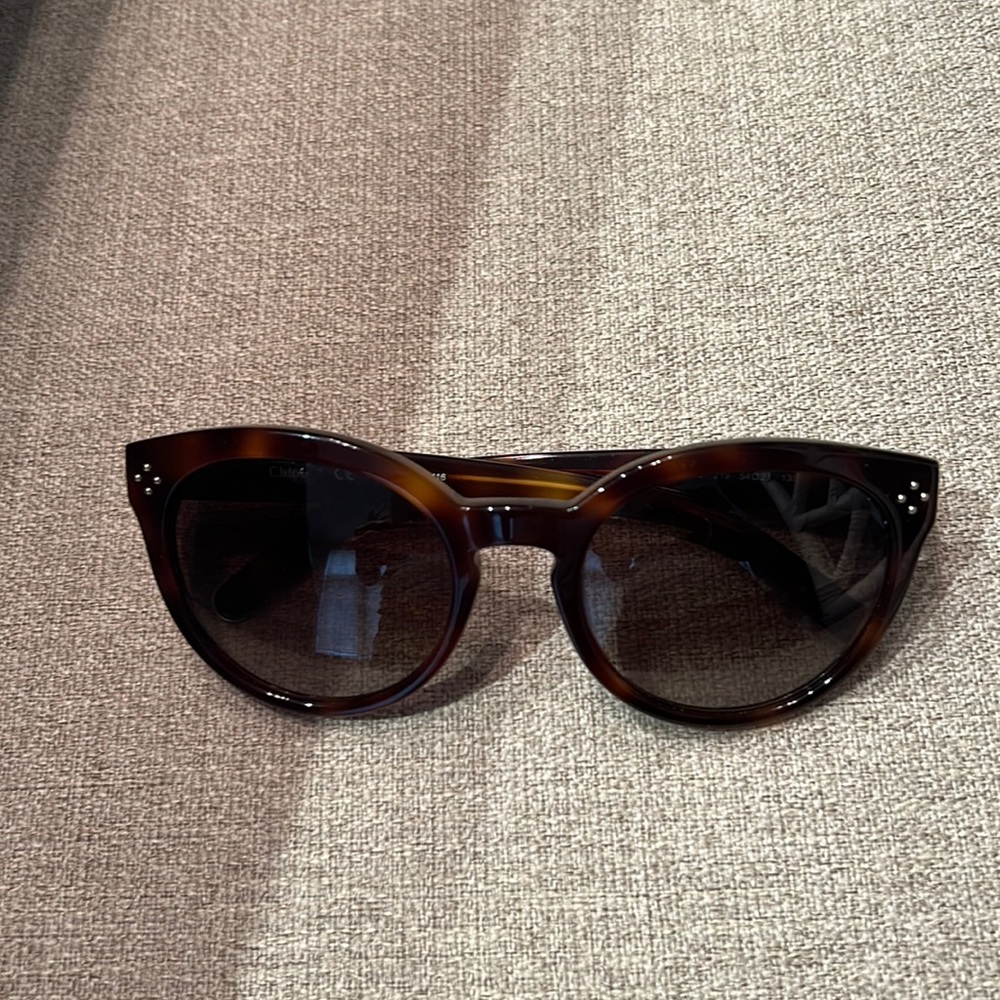 Chloé tortoise sunglasses